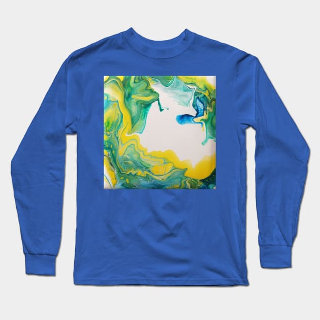 Seafoam Long Sleeve T-Shirt by WickedFaery